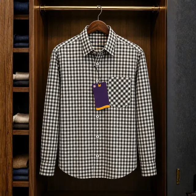 Formal Official Cotton Check Shirt