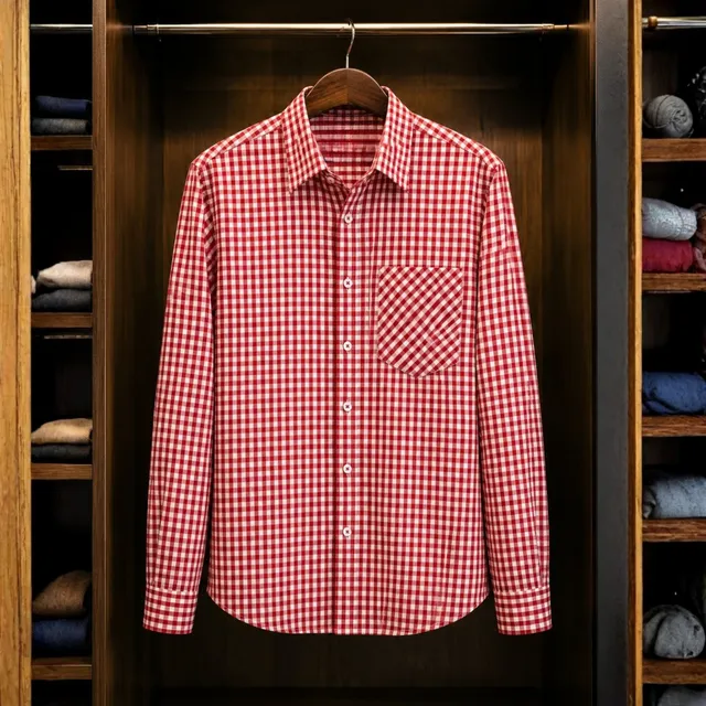 Formal Official Cotton Check Shirt
